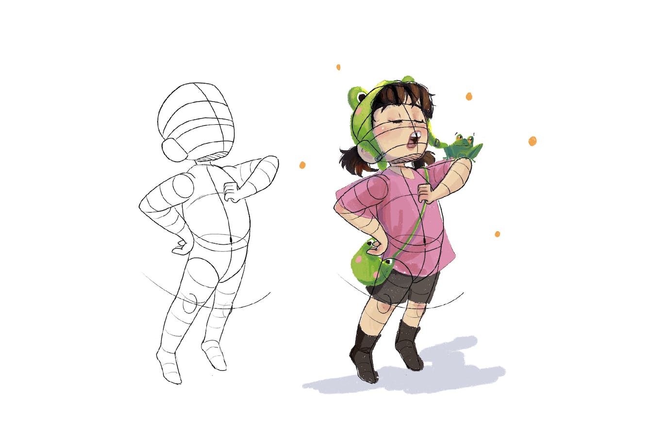 10个人物儿童Procreate笔刷 10 Character Kids Stamps Procreate 笔刷资源 sucaiwan.com