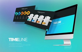 时间轴图表PPT幻灯片模板素材 Timeline PowerPoint Presentation