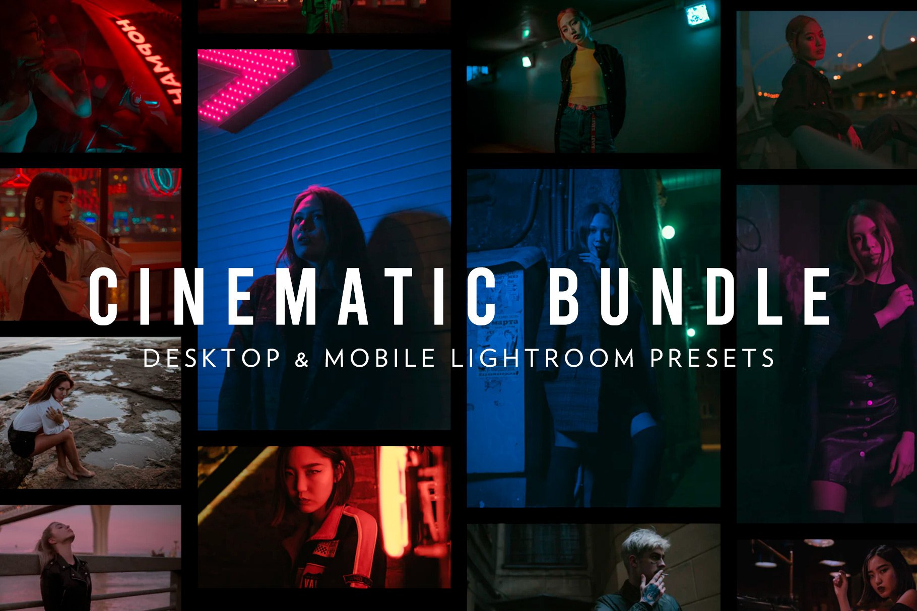30种影院级电影级电影感情绪风风景景观弱光夜景街拍人像调色Lightroom预设 30 Cinematic Lightroom Presets 插件预设 sucaiwan.com