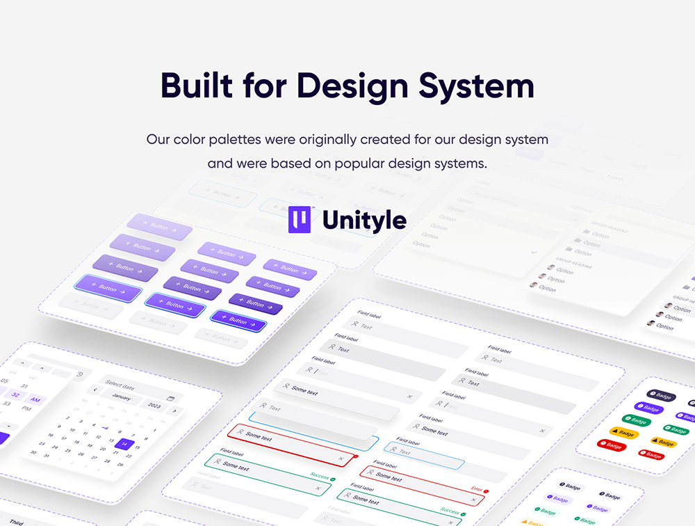 颜色系统基础套件 设计素材 sucaiwan.com