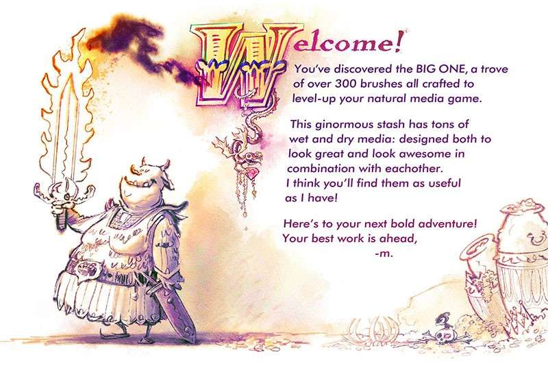 300+专为漫画创作的Procreate笔刷 笔刷资源 sucaiwan.com