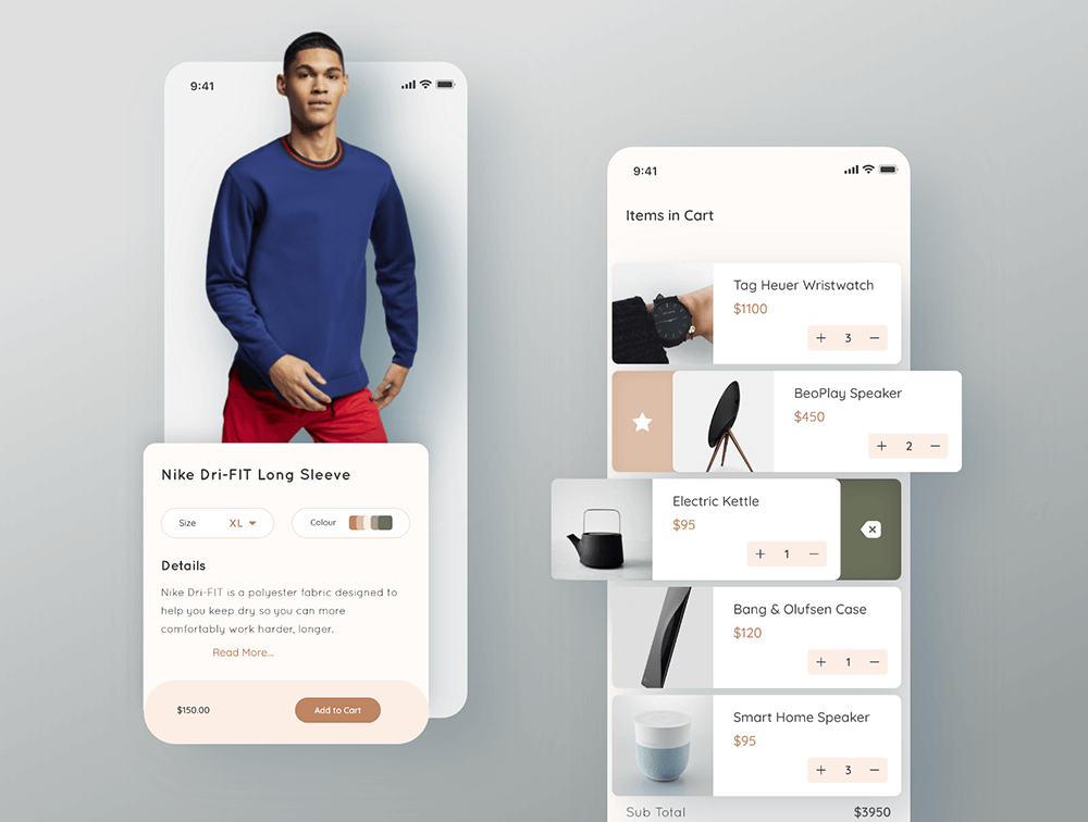 在线购物电子商务应用UI套件 APP UI sucaiwan.com