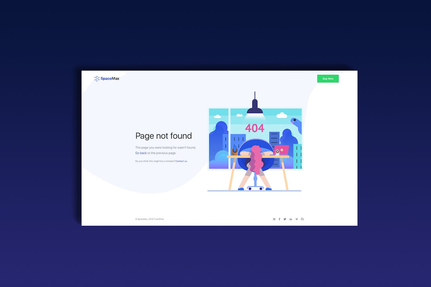 多用途网站着陆页HTML模板 SpaceMax – Multipurpose HTML Template APP UI sucaiwan.com