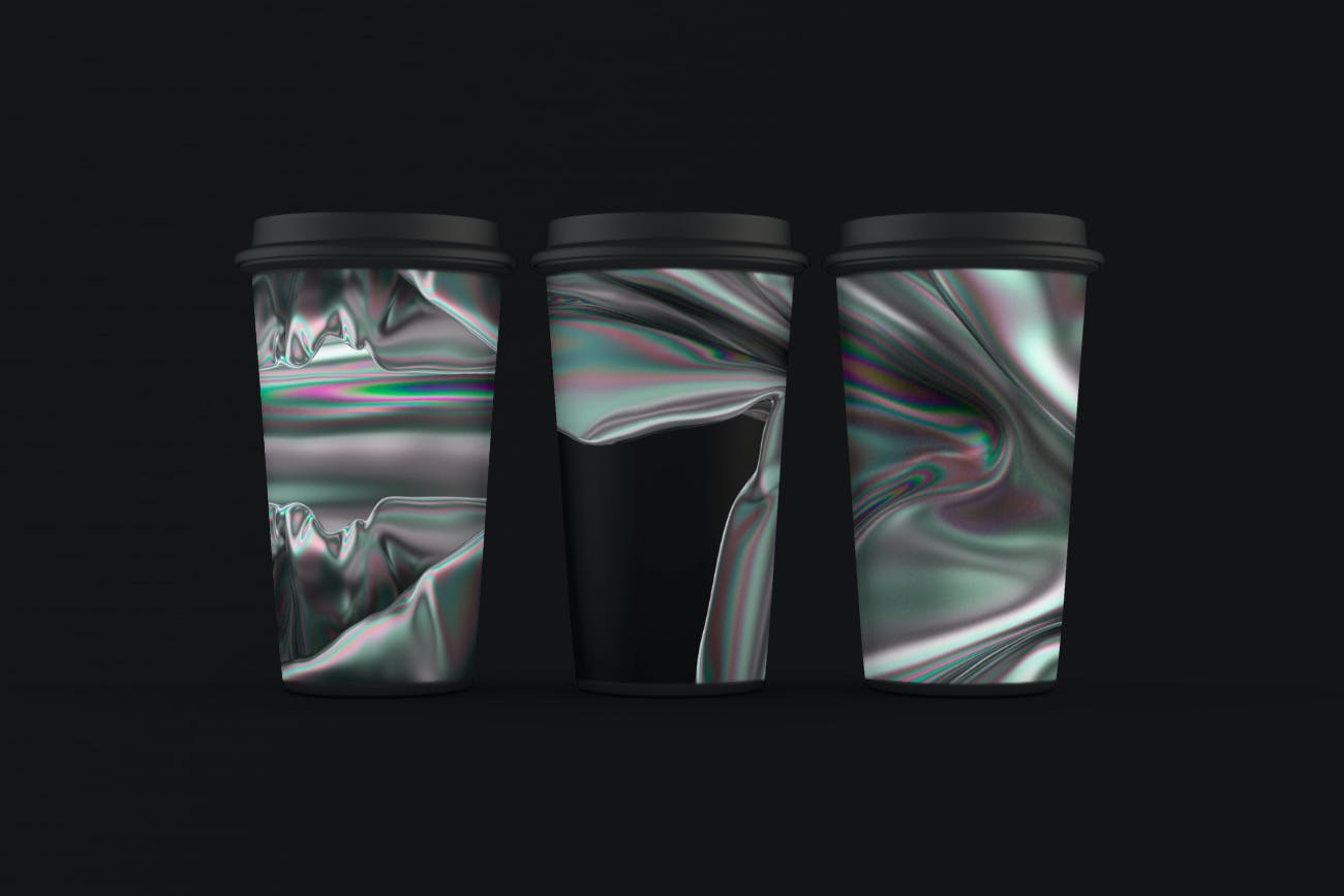 15个全息彩虹色的抽象背景图片素材 Iridescent Abstract Backgrounds 图片素材 sucaiwan.com