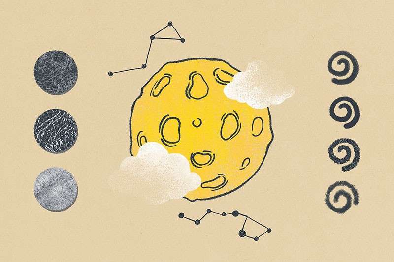 25个噪点插画纹理PS笔刷 笔刷资源 sucaiwan.com