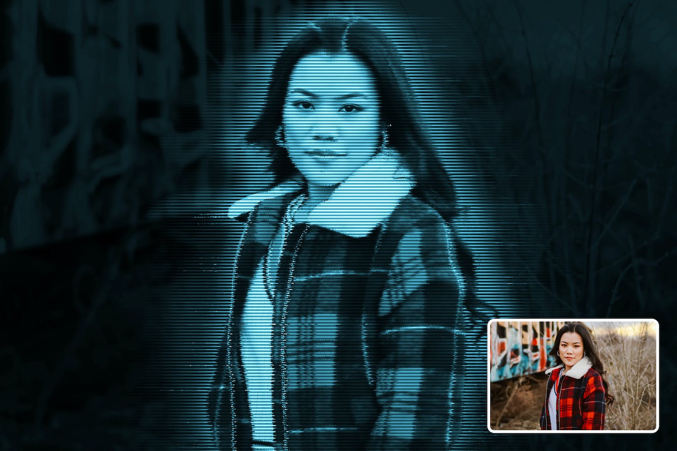 全息图技术效果PS动作模板 Hologram Effect Photoshop Action 插件预设 第6张-素材湾丨精选海外优质设计素材资源 全息图技术效果PS动作模板 Hologram Effect Photoshop Action 插件预设 sucaiwan.com