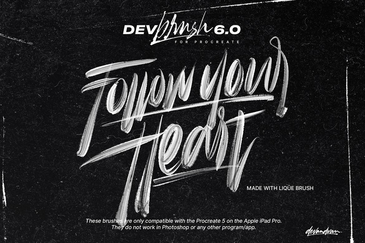 文字字体设计Procreate画笔 DevBrush 6.0 for Procreate 5 笔刷资源 第5张-素材湾丨精选海外优质设计素材资源 文字字体设计Procreate画笔 DevBrush 6.0 for Procreate 5 笔刷资源 sucaiwan.com