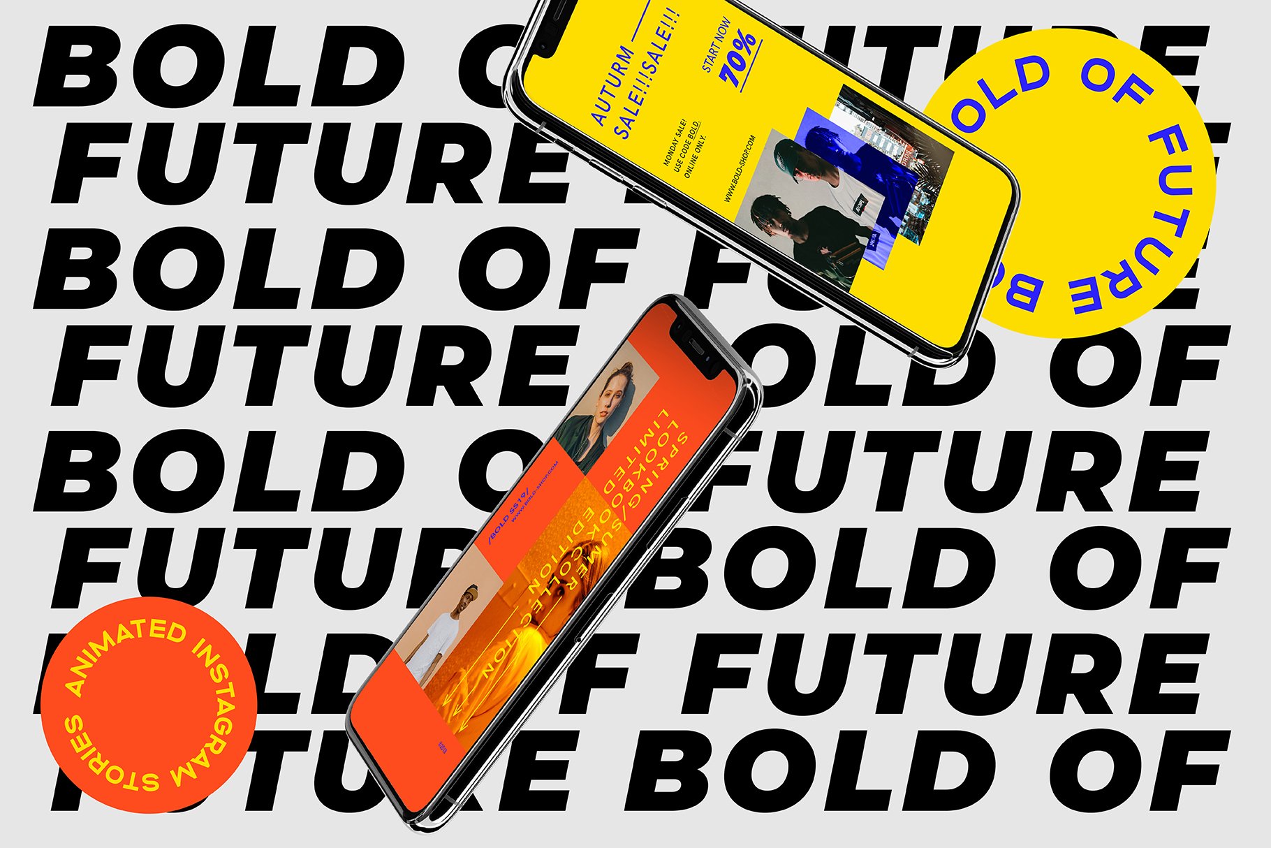 BOLD-潮流嘻哈复古高级Instagram竖屏错版大文字故事动画设计PSD模板 设计素材 第14张-素材湾丨精选海外优质设计素材资源 BOLD-潮流嘻哈复古高级Instagram竖屏错版大文字故事动画设计PSD模板 设计素材 sucaiwan.com