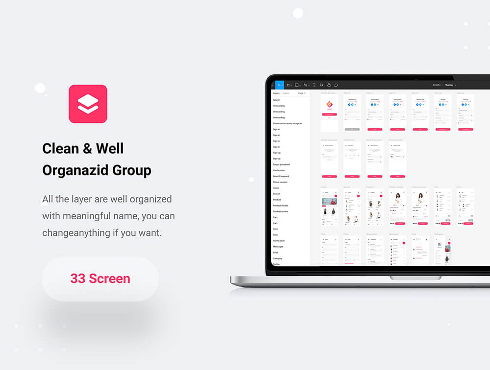 电子商务时尚UI用户界面套件 APP UI sucaiwan.com