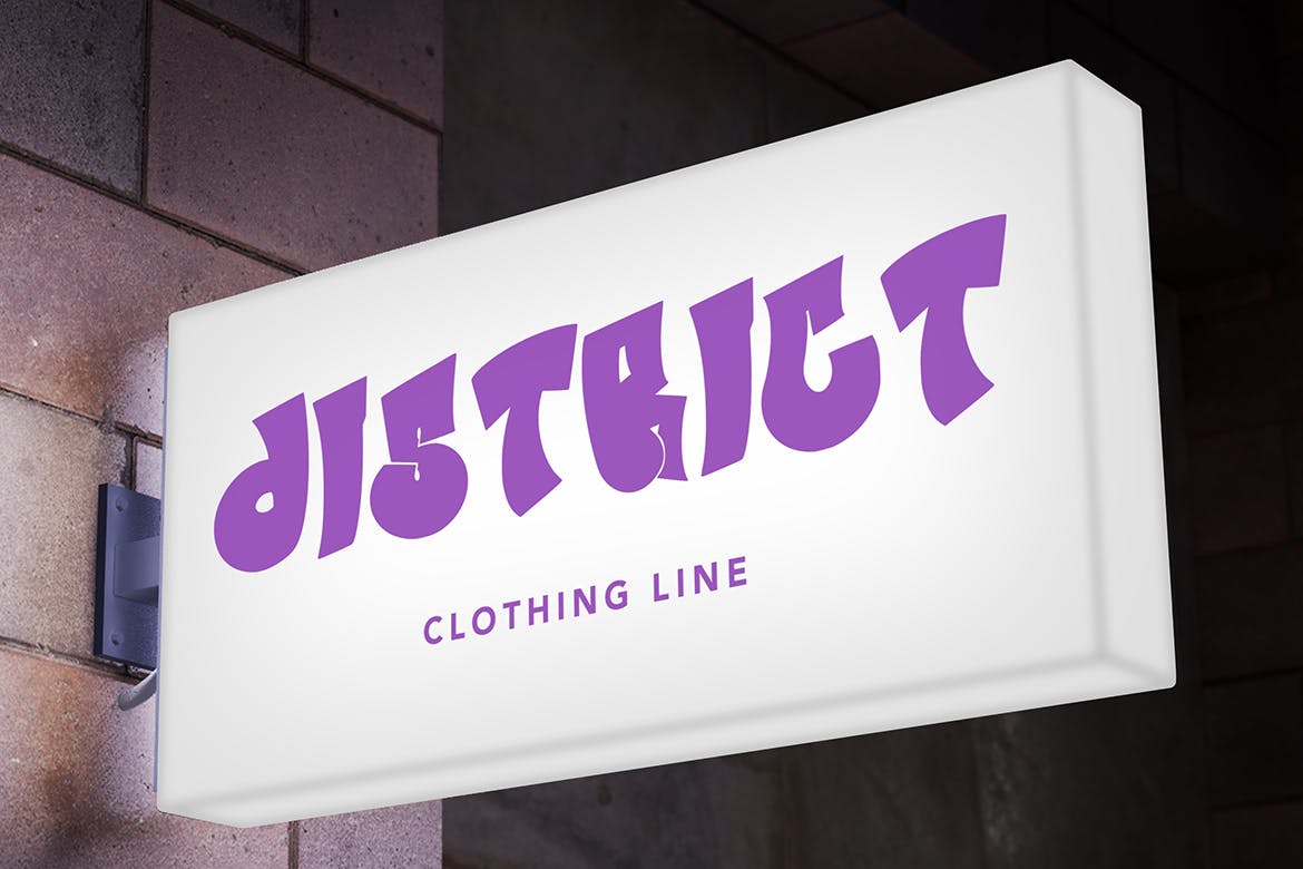 简易风格街头涂鸦字体 Easy Style – Graffiti Font Style 设计素材 sucaiwan.com