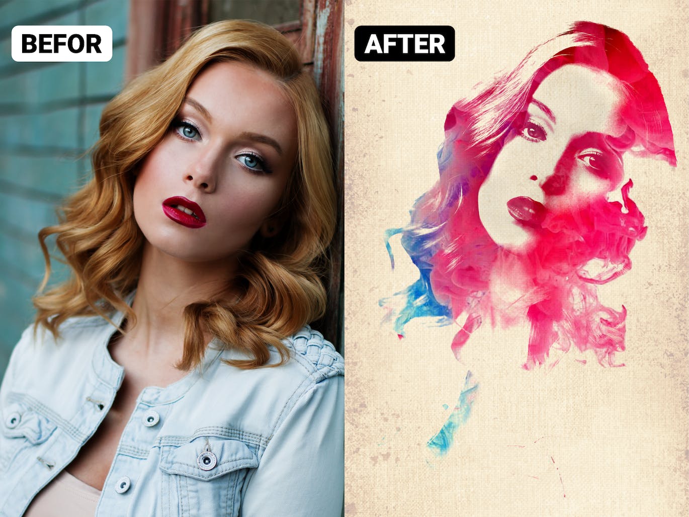 复古水彩效果PS动作模板 Watercolor Photoshop Action 插件预设 第4张-素材湾丨精选海外优质设计素材资源 复古水彩效果PS动作模板 Watercolor Photoshop Action 插件预设 sucaiwan.com