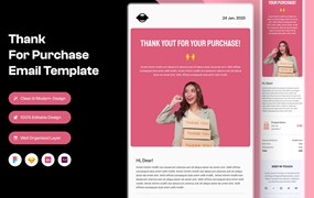 营销活动电子邮件通讯模板 Email Newsletter Template