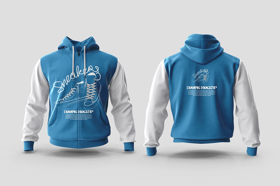夹克/连帽衫/卫衣设计样机 Jacket Hoodie Mockups 样机素材 第4张-素材湾丨精选海外优质设计素材资源 夹克/连帽衫/卫衣设计样机 Jacket Hoodie Mockups 样机素材 sucaiwan.com