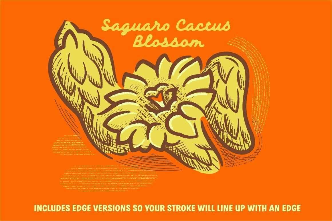 260+木刻版画交叉阴影线AI笔刷 笔刷资源 sucaiwan.com