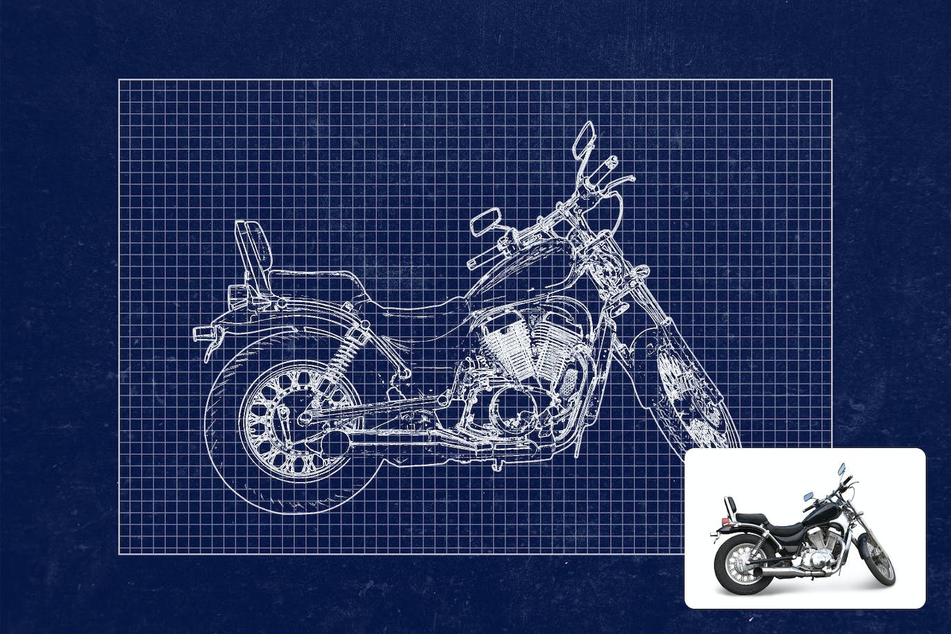 设计蓝图效果PS动作模板 Fake Blueprint Photoshop Action 插件预设 第6张-素材湾丨精选海外优质设计素材资源 设计蓝图效果PS动作模板 Fake Blueprint Photoshop Action 插件预设 sucaiwan.com