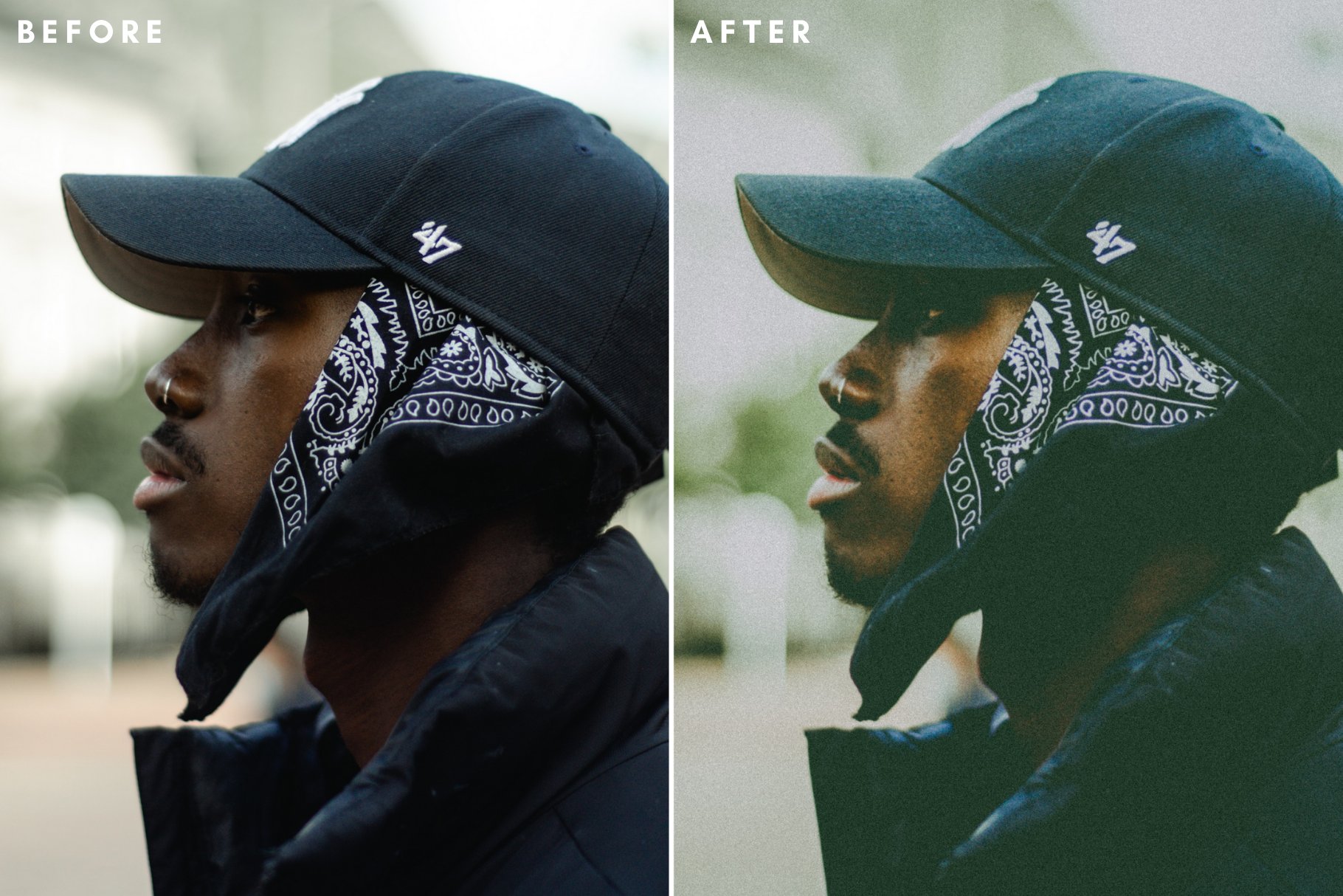 7位博主和摄影师的街拍扫街复古谷物颗粒胶片LR预设 Lightroom 预设 插件预设 sucaiwan.com