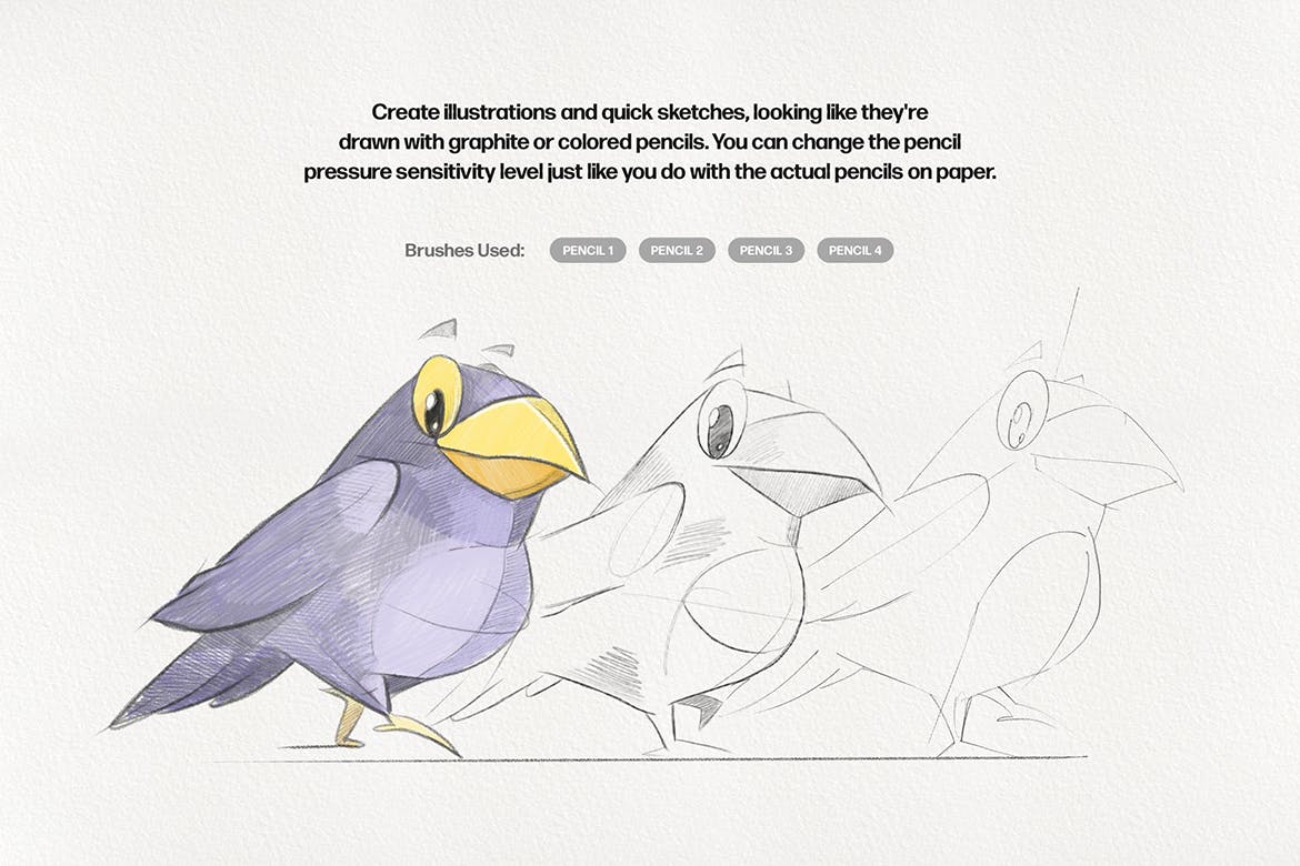 铅笔素描Procreate笔刷 Basic Pencil Procreate Brushes 笔刷资源 第2张-素材湾丨精选海外优质设计素材资源 铅笔素描Procreate笔刷 Basic Pencil Procreate Brushes 笔刷资源 sucaiwan.com