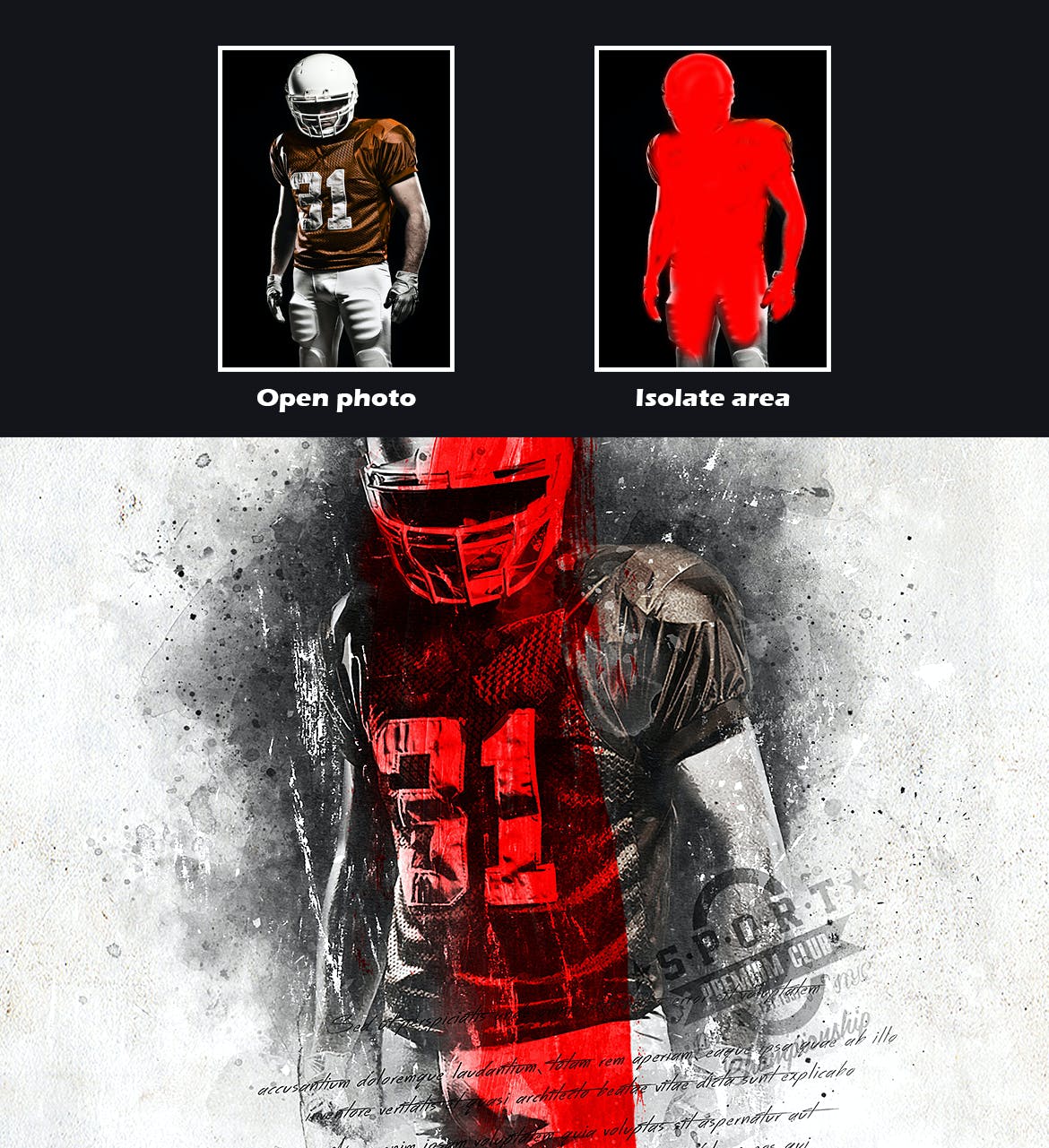 水墨刷子照片处理效果PS动作模板 Memento – Photoshop Action 插件预设 第2张-素材湾丨精选海外优质设计素材资源 水墨刷子照片处理效果PS动作模板 Memento – Photoshop Action 插件预设 sucaiwan.com