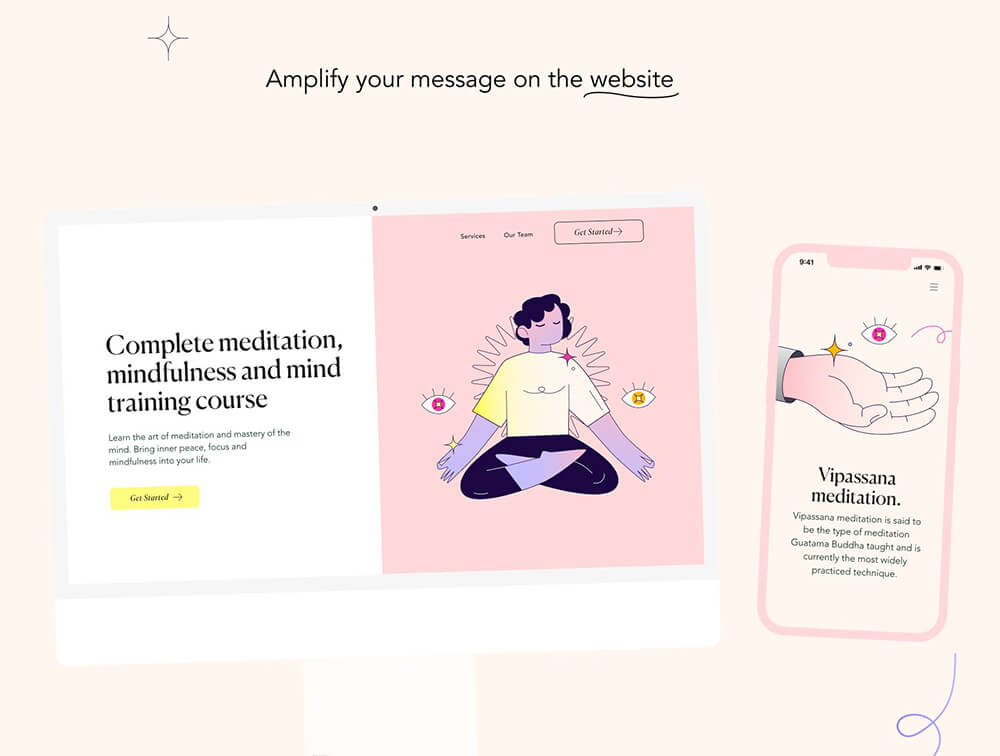 超现实和抽象的梦想插画集 图片素材 sucaiwan.com