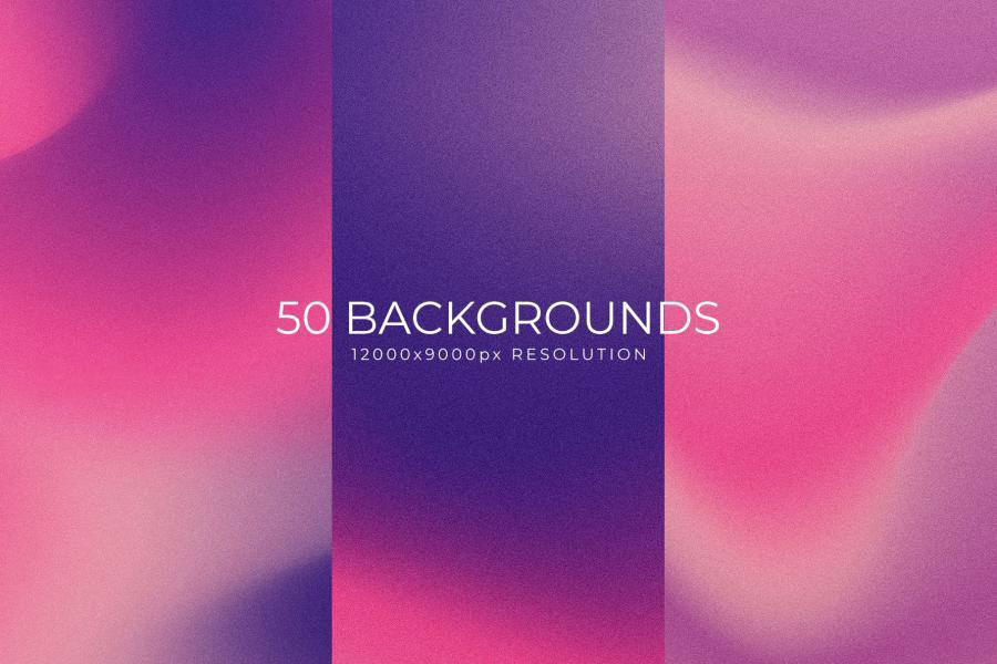 背景素材-50款渐变波纹褶皱颗粒感纹理矢量背景素材 APP UI sucaiwan.com