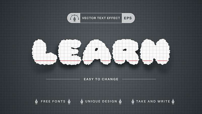10个校园教育相关文本样式AI矢量模板 插件预设 sucaiwan.com