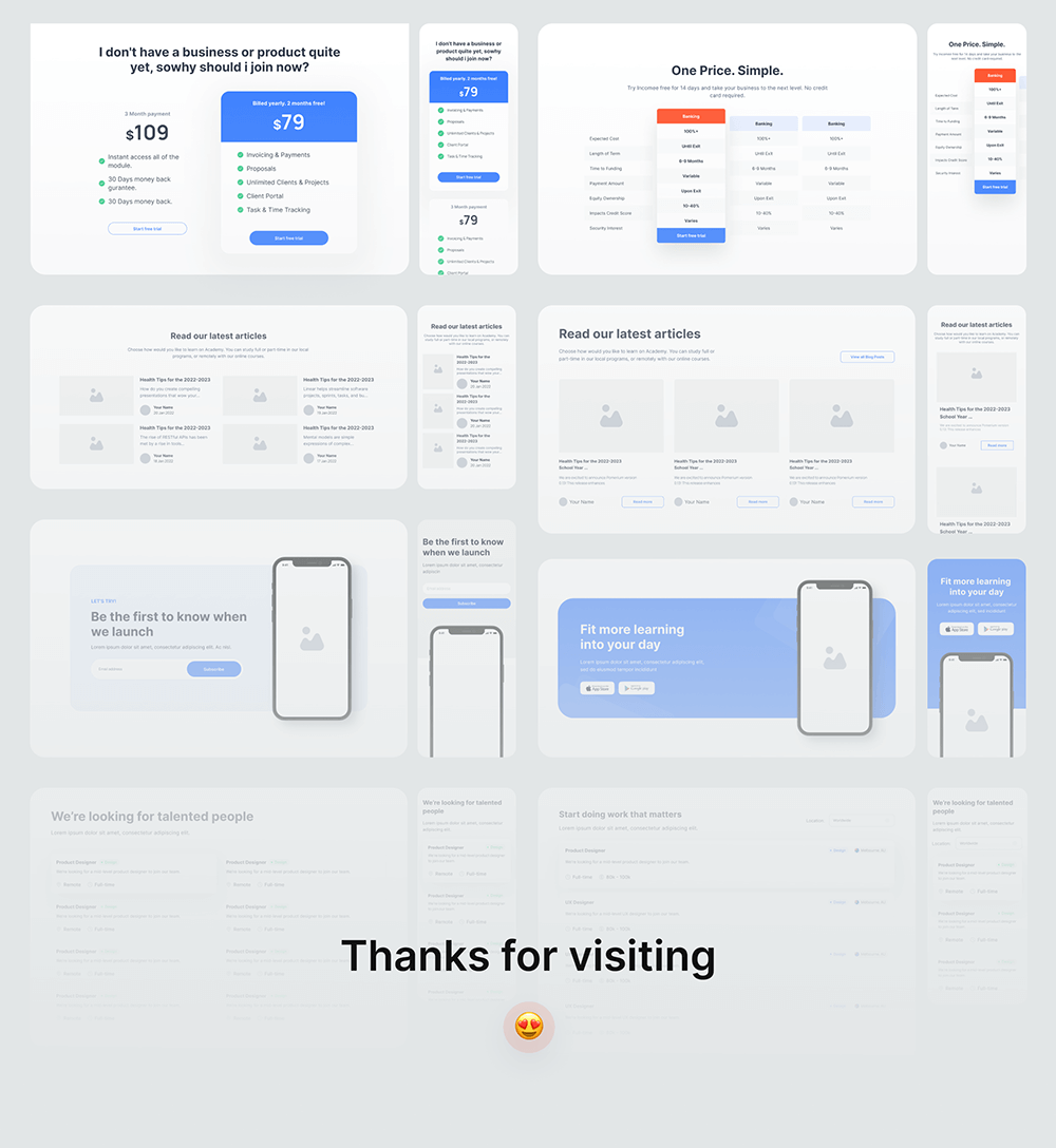 Web线框设计UI套件 APP UI sucaiwan.com