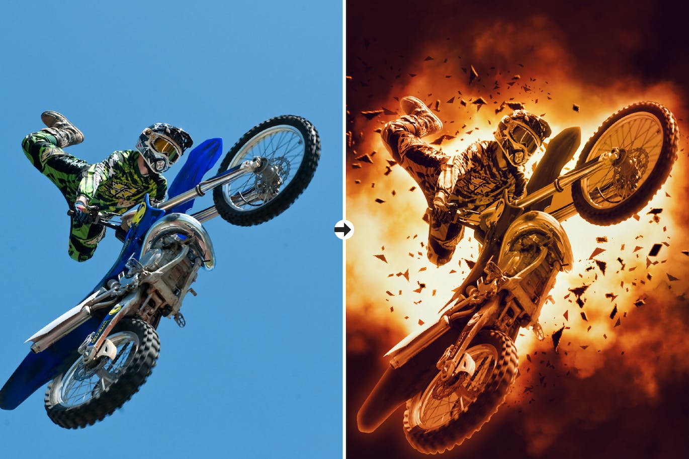 爆炸效果PS动作模板 Explosion Effect Photoshop Action 插件预设 sucaiwan.com