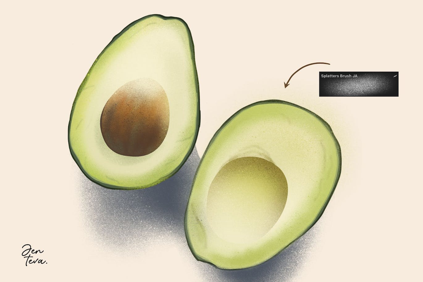 15个Procreate纹理笔刷 Texture brushes for Procreate 笔刷资源 sucaiwan.com