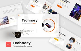 高端技术PPT模板下载 Technosy – Technology Powerpoint Template