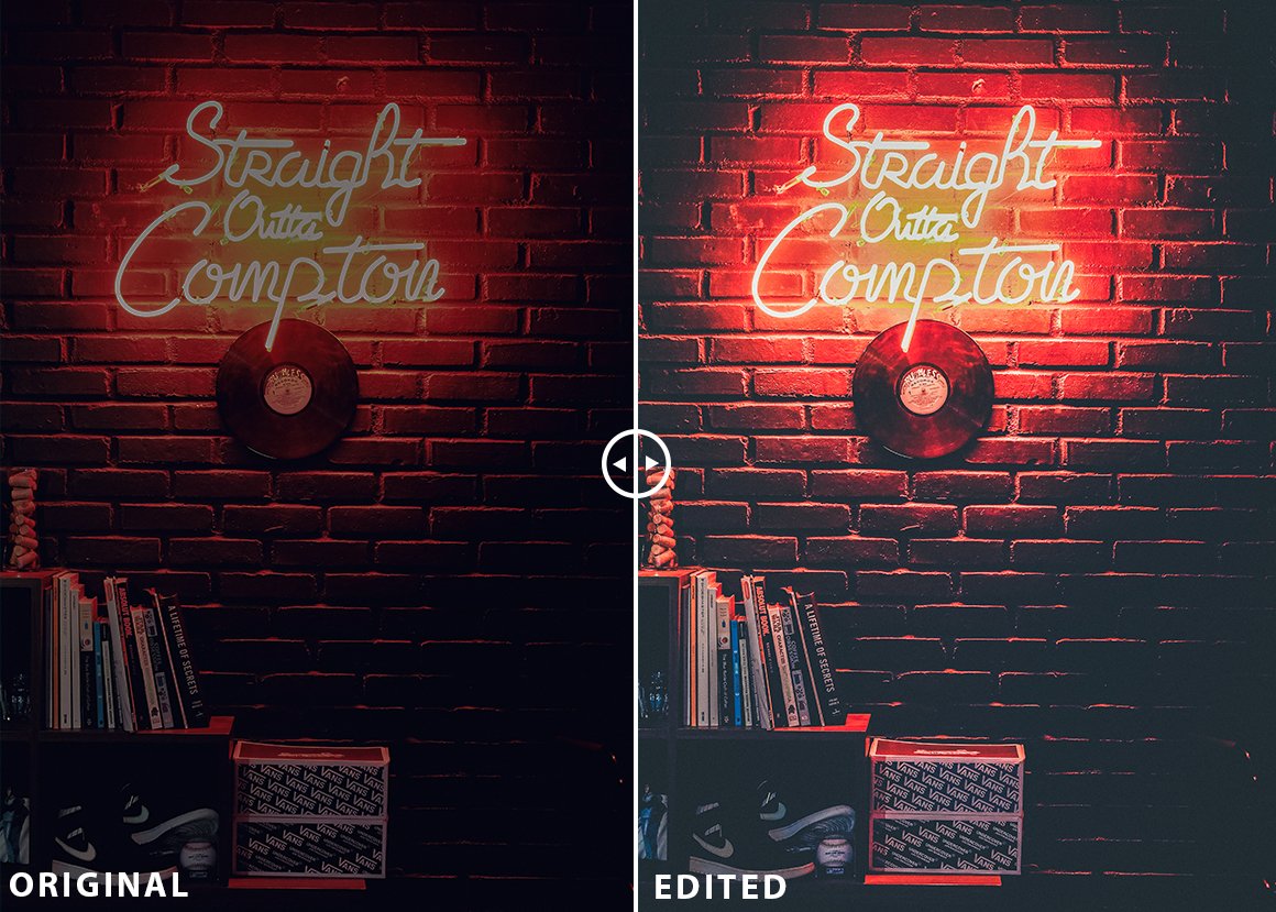 15个潮流复古赛博朋克夜景街拍霓虹灯Lightroom预设 Neon Light Lightroom Presets 插件预设 sucaiwan.com