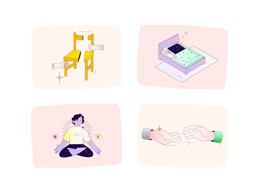 超现实和抽象的梦想插画集 图片素材 sucaiwan.com