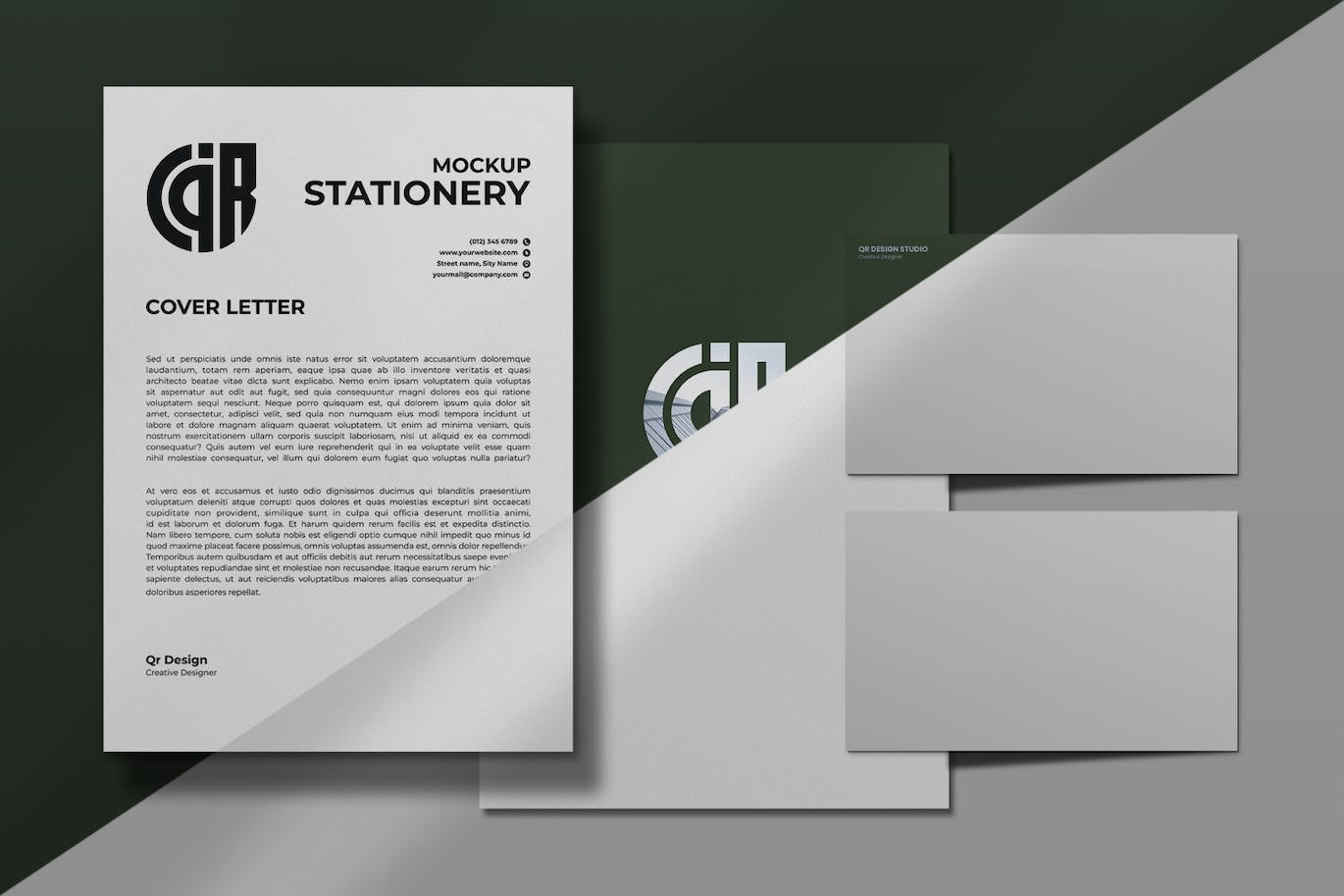 现代品牌标识文具VI样机模板 Modern Brand Identity Mockup 样机素材 sucaiwan.com