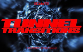 23个嘻哈说唱hip-hop黑暗大气隧道转场过渡+高品质视频素材SFX Acidbite TUNNEL TRANSITIONS
