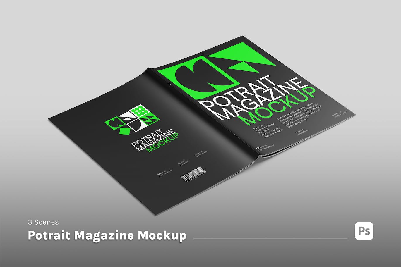 杂志效果图样机模板 Magazine Mockup 样机素材 sucaiwan.com