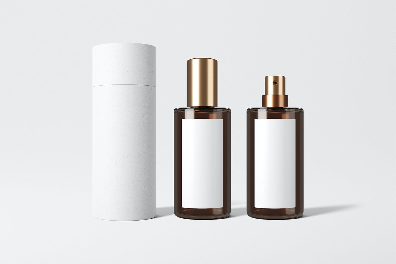 香水瓶品牌标签设计样机 Perfume Bottle Mockup 样机素材 sucaiwan.com