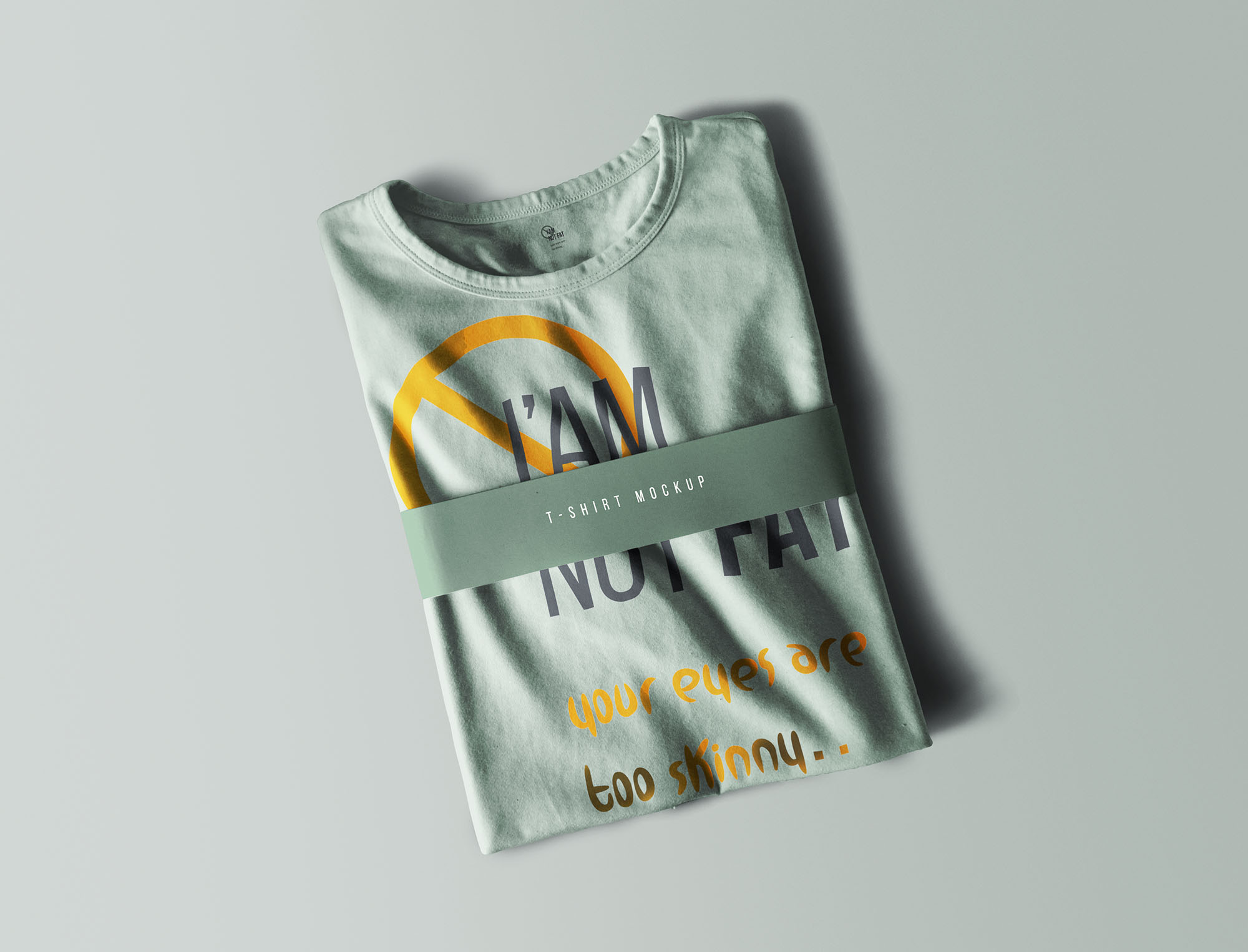 9 个褶皱T恤设计效果图样机 9 T-Shirt Mockups 样机素材 sucaiwan.com