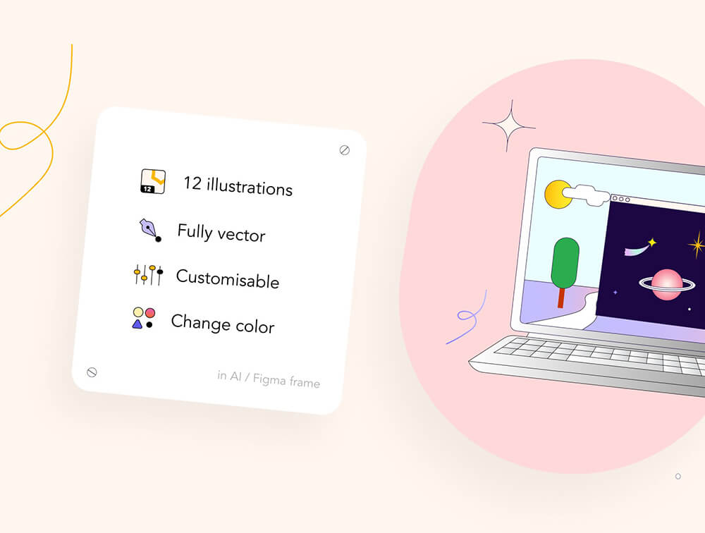 超现实和抽象的梦想插画集 图片素材 sucaiwan.com