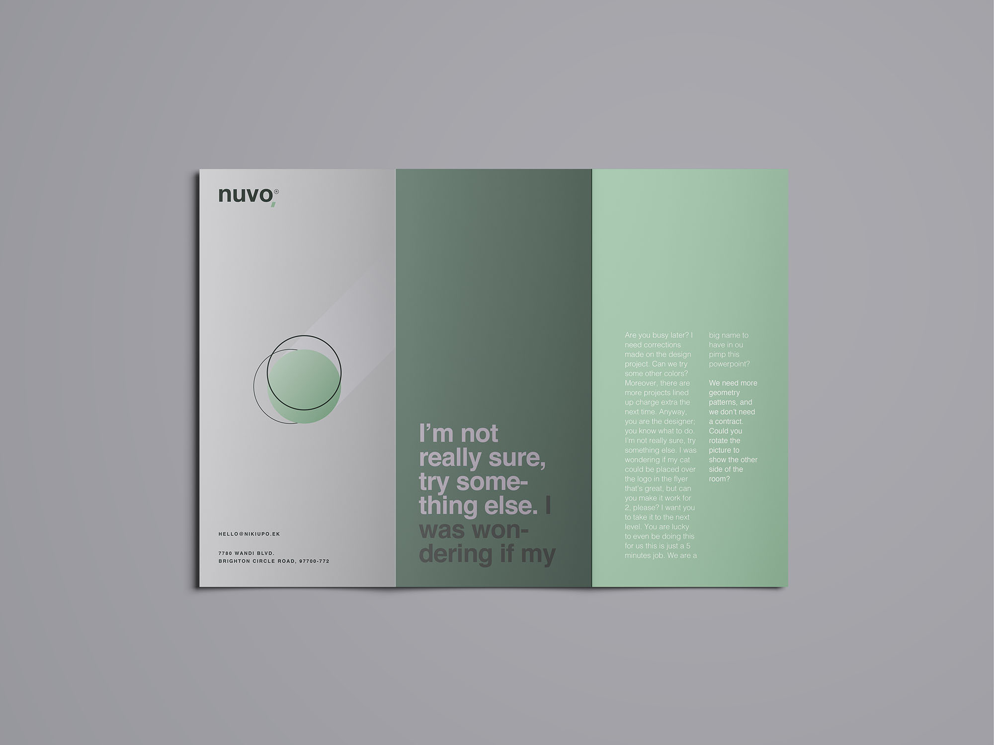 16个三折小册子宣传册设计样机 16 Trifold Brochure Mockups 样机素材 sucaiwan.com