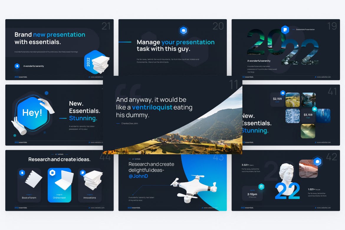 图像和介绍PPT模板下载 Imagery & Introduction PowerPoint Template 幻灯图表 sucaiwan.com