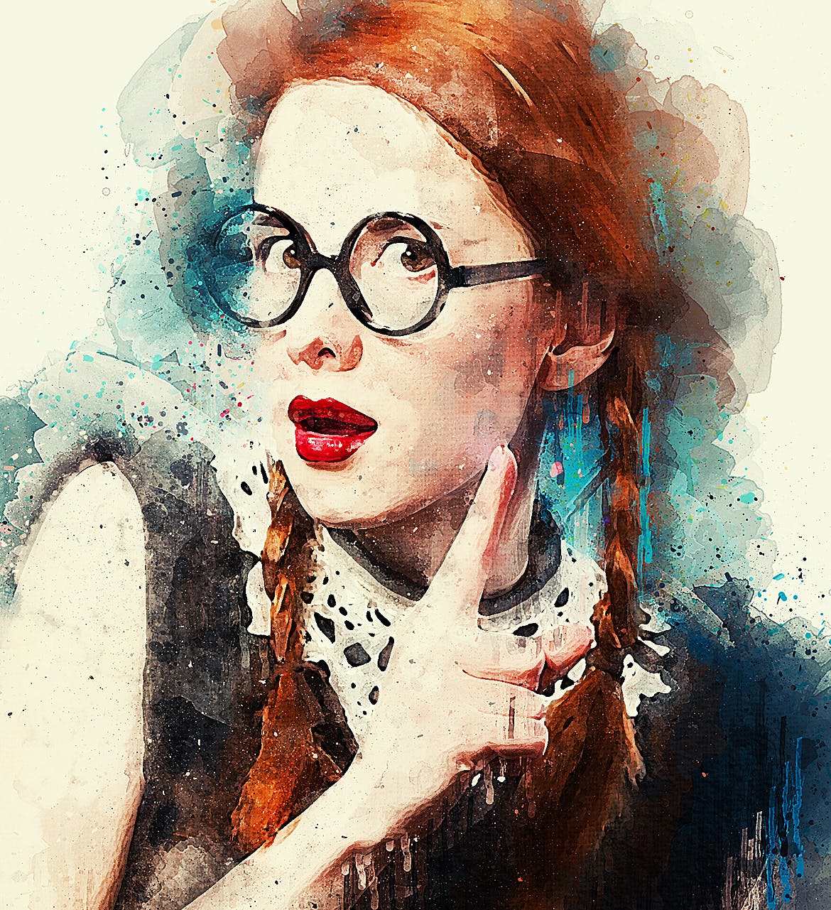 艺术水彩照片处理效果PS动作模板 Watercolor – Photoshop Action 插件预设 第2张-素材湾丨精选海外优质设计素材资源 艺术水彩照片处理效果PS动作模板 Watercolor – Photoshop Action 插件预设 sucaiwan.com