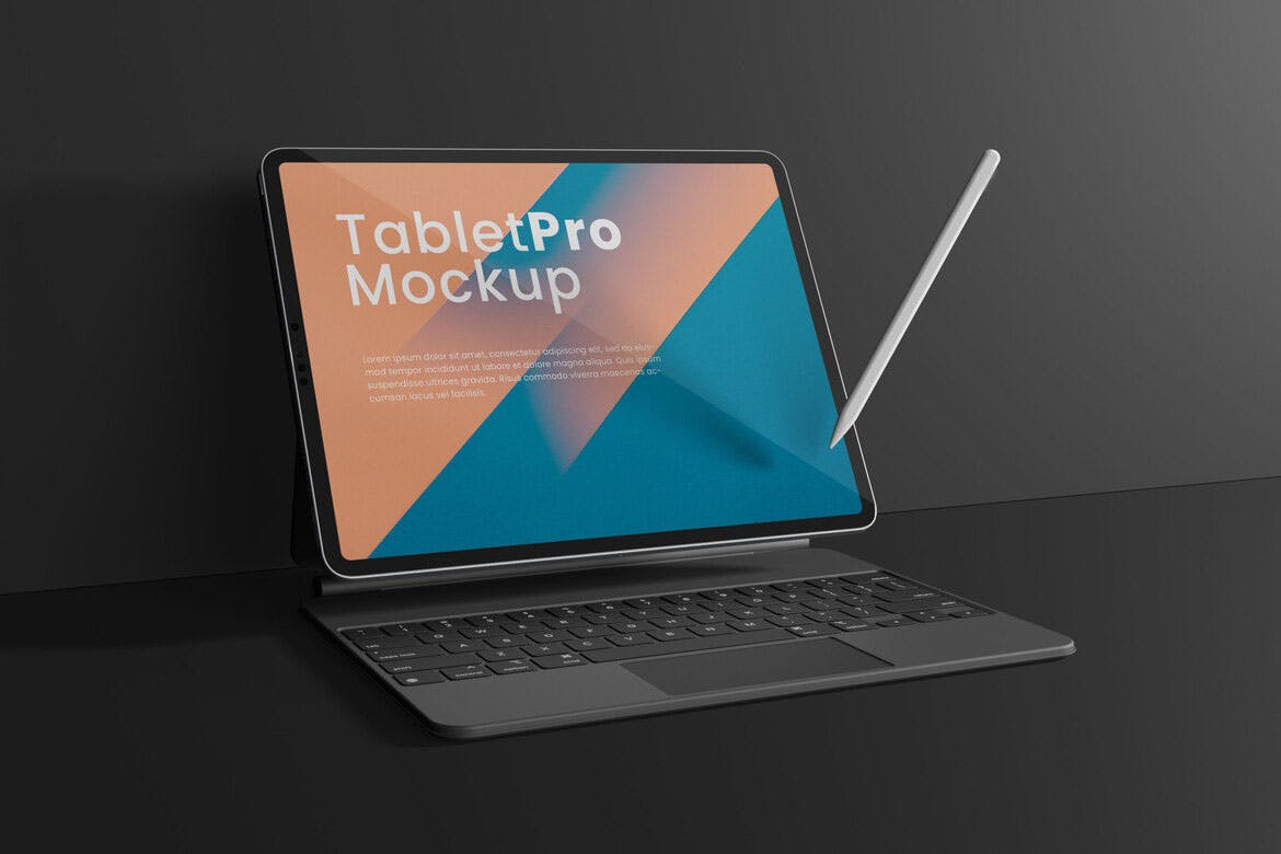 平板电脑ipad Pro样机模板 tablet ipad Pro Mockup 样机素材 sucaiwan.com