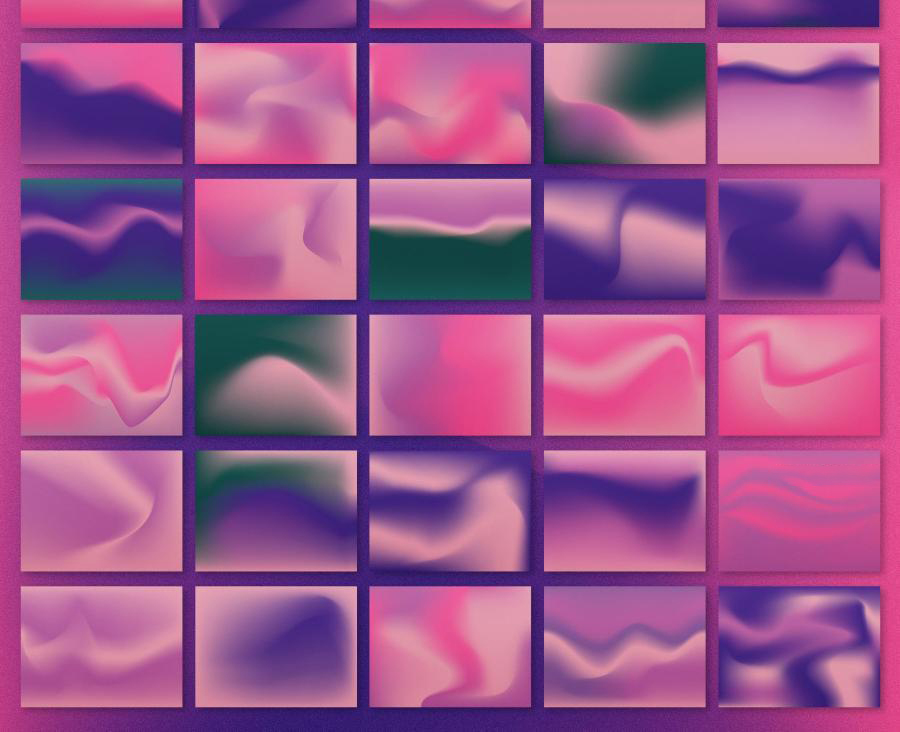 背景素材-50款渐变波纹褶皱颗粒感纹理矢量背景素材 APP UI sucaiwan.com