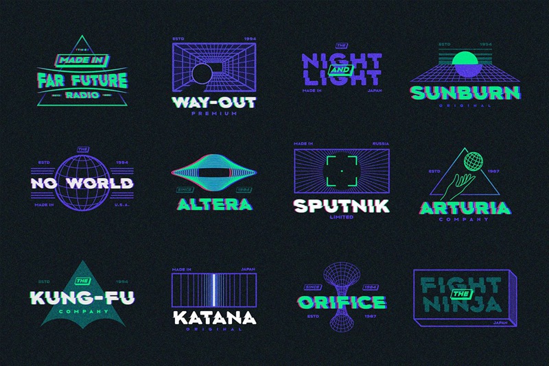 80年代复古潮流计算机字体无缝图案矢量图形元素PSD效果纹理套件 图片素材 第15张-素材湾丨精选海外优质设计素材资源 80年代复古潮流计算机字体无缝图案矢量图形元素PSD效果纹理套件 图片素材 sucaiwan.com