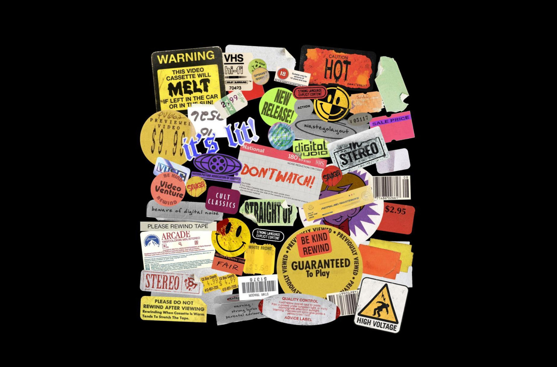 全息镭射标签贴纸塑料VHS条形码撕纸文字样式封面模板 Lomka Package 图片素材 第1张-素材湾丨精选海外优质设计素材资源 全息镭射标签贴纸塑料VHS条形码撕纸文字样式封面模板 Lomka Package 图片素材 sucaiwan.com