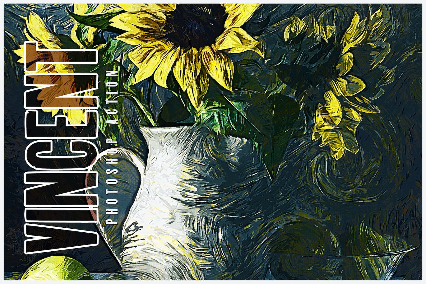 梵高绘画照片处理效果PS动作模板 Vincent – Photoshop Action 插件预设 sucaiwan.com