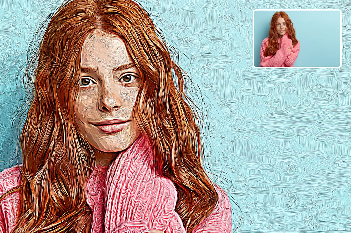 油画效果PS动作模板 Oil Painting Photoshop Action 插件预设 第7张-素材湾丨精选海外优质设计素材资源 油画效果PS动作模板 Oil Painting Photoshop Action 插件预设 sucaiwan.com