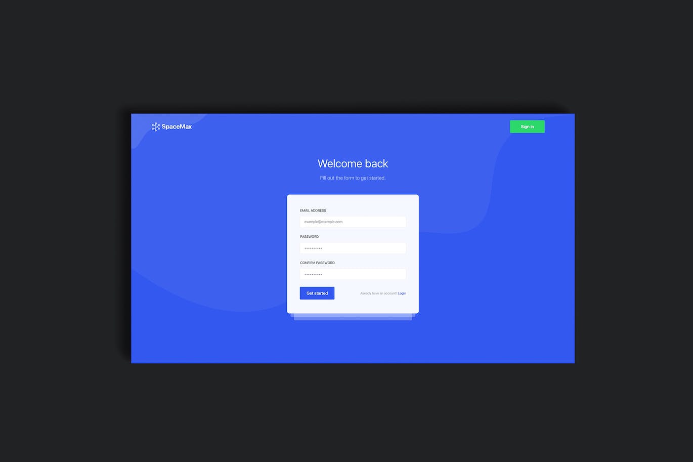 多用途网站着陆页HTML模板 SpaceMax – Multipurpose HTML Template APP UI sucaiwan.com