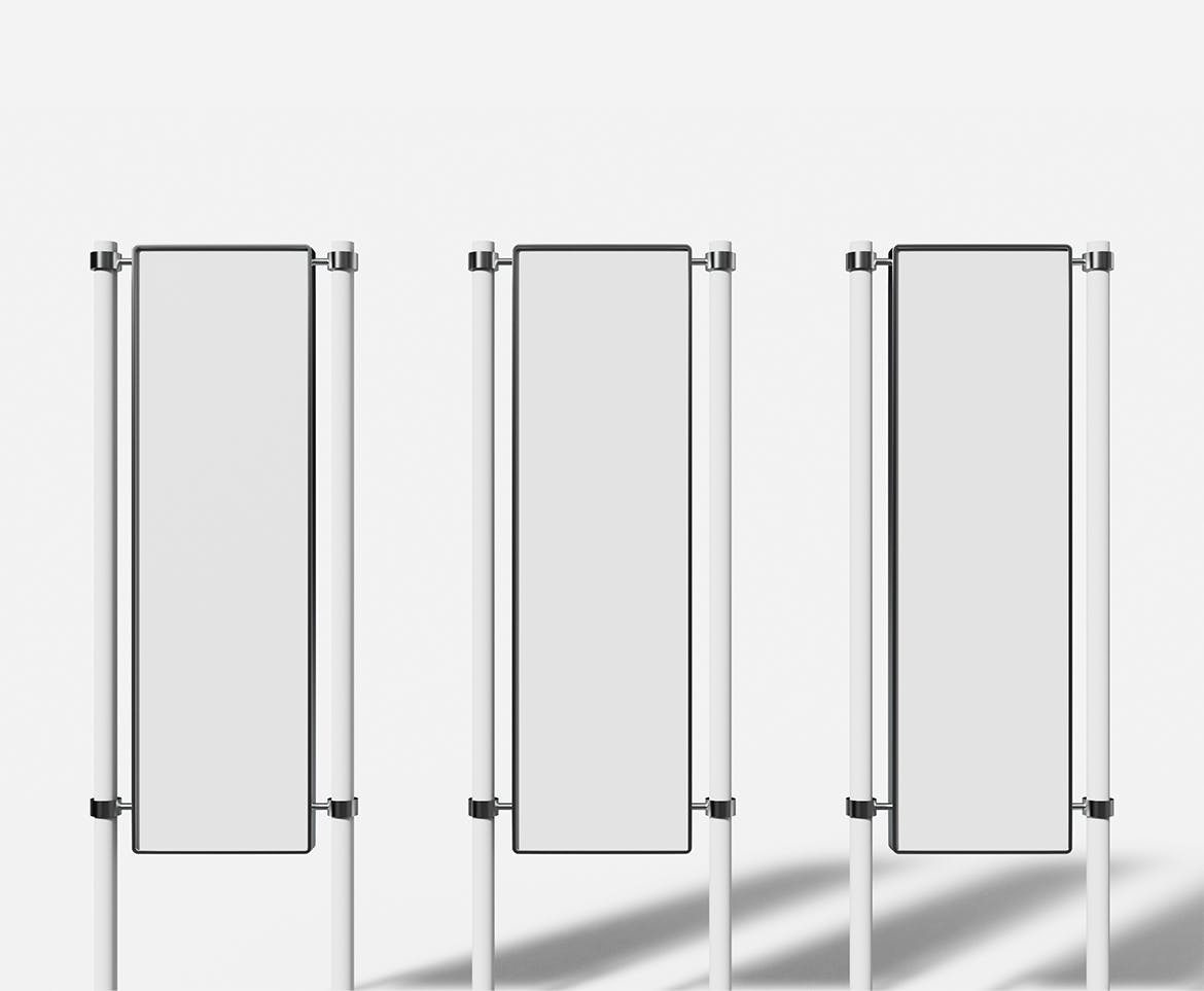 长矩形海报广告牌样机模板 Billboard Mockup 样机素材 sucaiwan.com