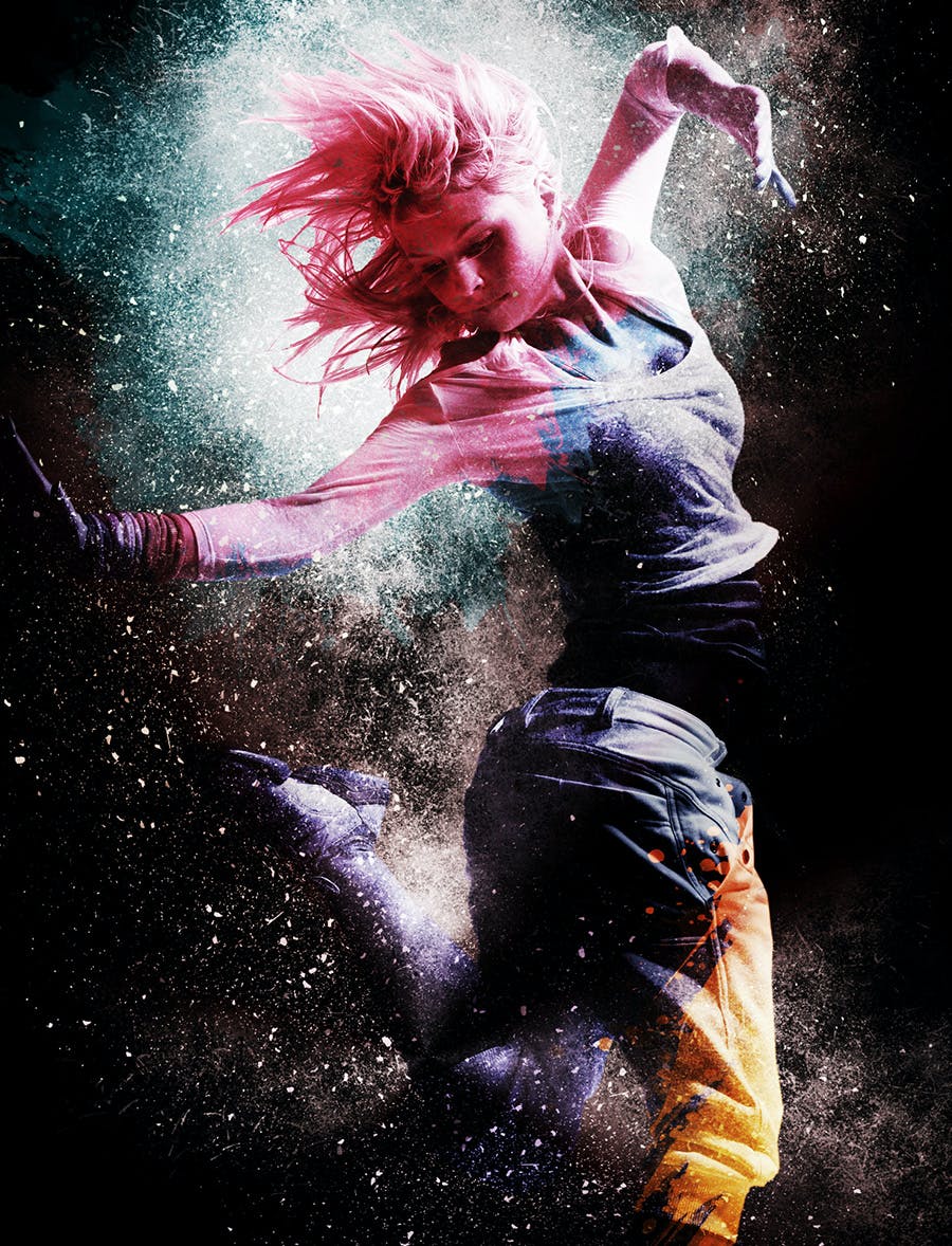 Grunge垃圾风格照片处理效果PS动作模板 Grunge – Photoshop Action 插件预设 sucaiwan.com