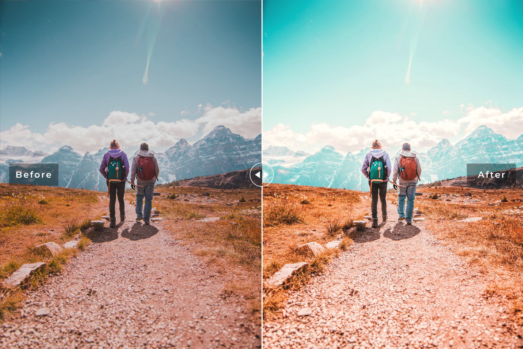 青绿调高质量室外旅行旅拍风景景观旅行度假LR调色预设 Fiordland Pro Lightroom Presets 插件预设 sucaiwan.com